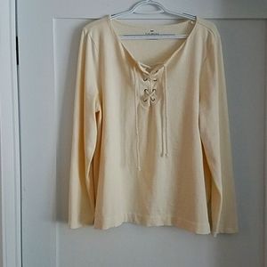 100% cotton nautical type pullover